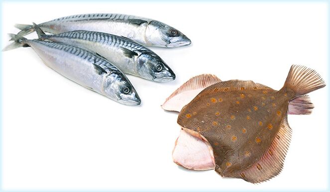ম্যাকেরেল এবং ফ্লাউন্ডার - একটি মাছ যা পুরুষদের শক্তি বাড়ায়